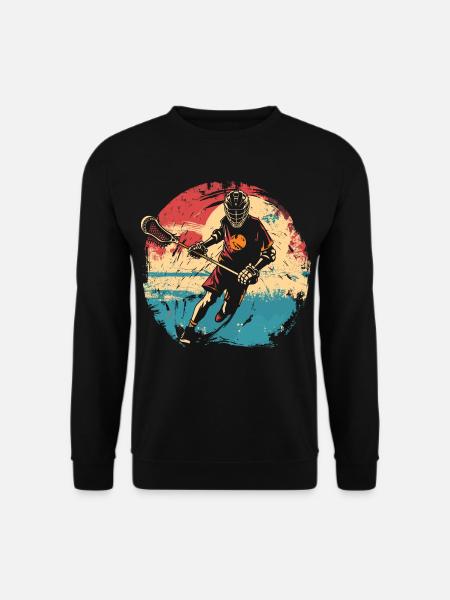 Lacrosse player 80s - Unisex Sweatshirt - black