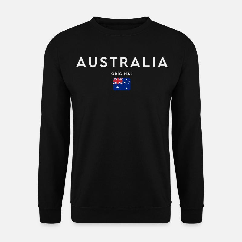 Australian flag, Australian pride - Unisex Sweatshirt - black