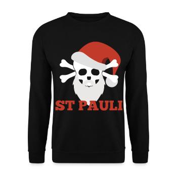 Noël de Sankt Pauli - Sweat-shirt Unisexe - noir - Devant - Alina (178cm) & Michal (187cm)