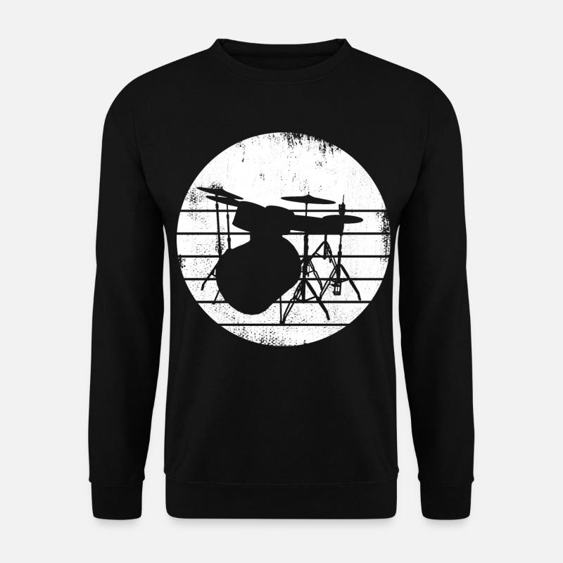 Schlagzeug - Unisex Pullover - Schwarz