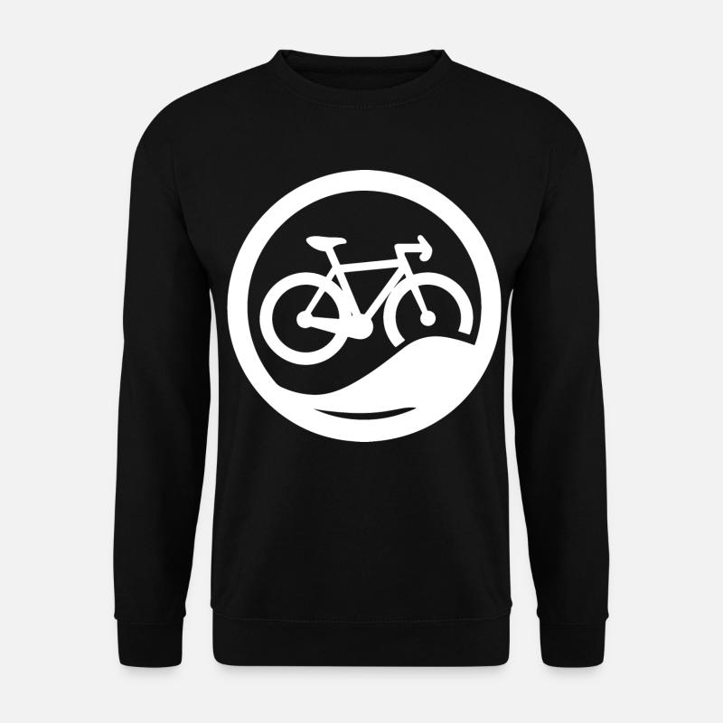 Bicycle Drawing - Unisex Sweatshirt - black