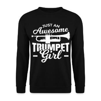 Trompettes Filles - Sweat-shirt Unisexe - noir - Devant - Alina (178cm) & Michal (187cm)