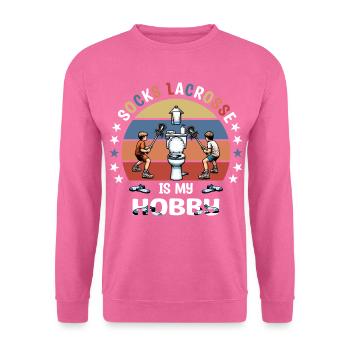 Bas de crosse - Sweat-shirt Unisexe - rose - Devant