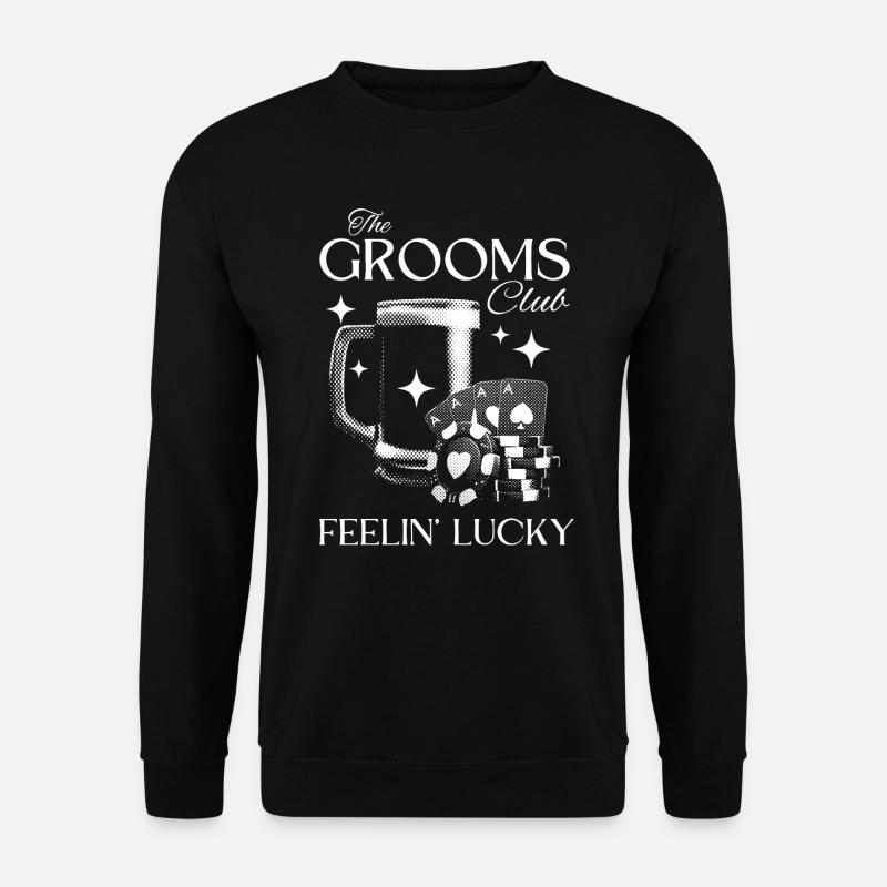 Grooms Club - Männerabend Design - Unisex Pullover - Schwarz