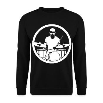 Batteur - Sweat-shirt Unisexe - noir - Devant - Alina (178cm) & Michal (187cm)