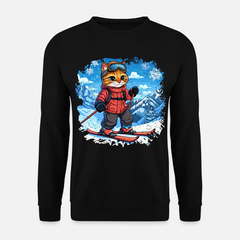 Ski Cats - Unisex Sweatshirt - black