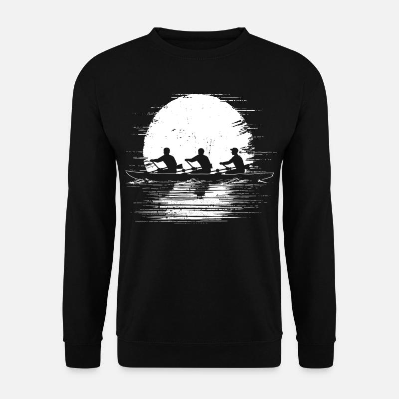 Ruderteam Skizze - Unisex Pullover - Schwarz
