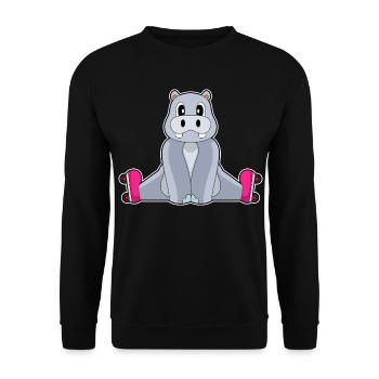 Nilpferd Inline skating Inline skates - Unisex Pullover - Schwarz - Vorne - Alina (178cm) & Michal (187cm)