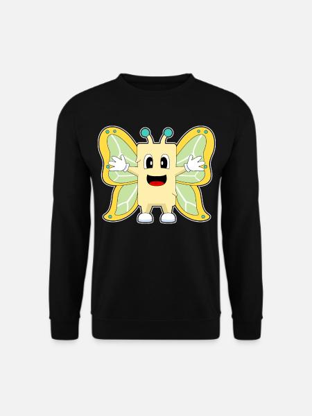 Butterfly Butter - Unisex Sweatshirt - black