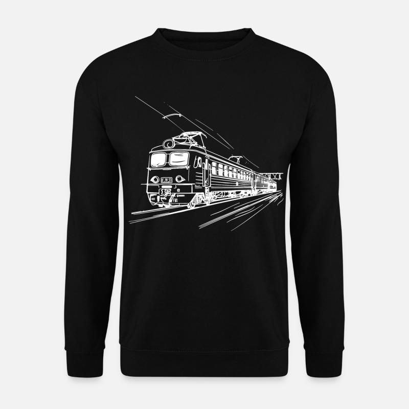 Railway Drawing - Unisex Sweatshirt - black
