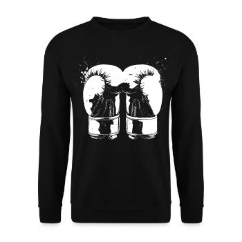 Gants de kickboxing Graphic - Sweat-shirt Unisexe - noir - Devant - Alina (178cm) & Michal (187cm)