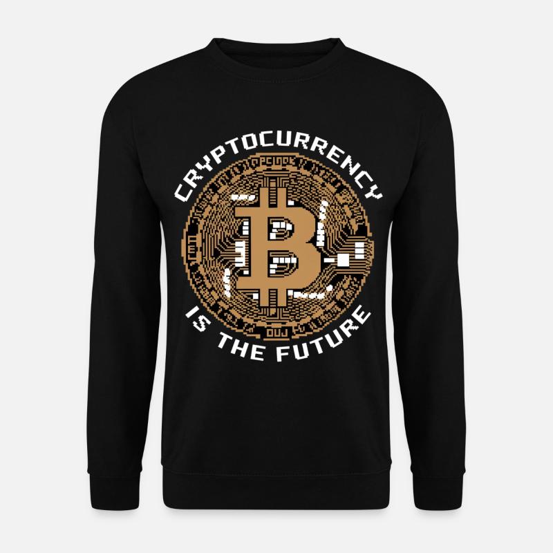 Cryptocurrency Is The Future 8 - Unisex Pullover - Schwarz