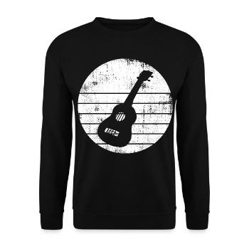 Ukulele Drawing - Unisex Sweatshirt - black - Front - Alina (178cm) & Michal (187cm)