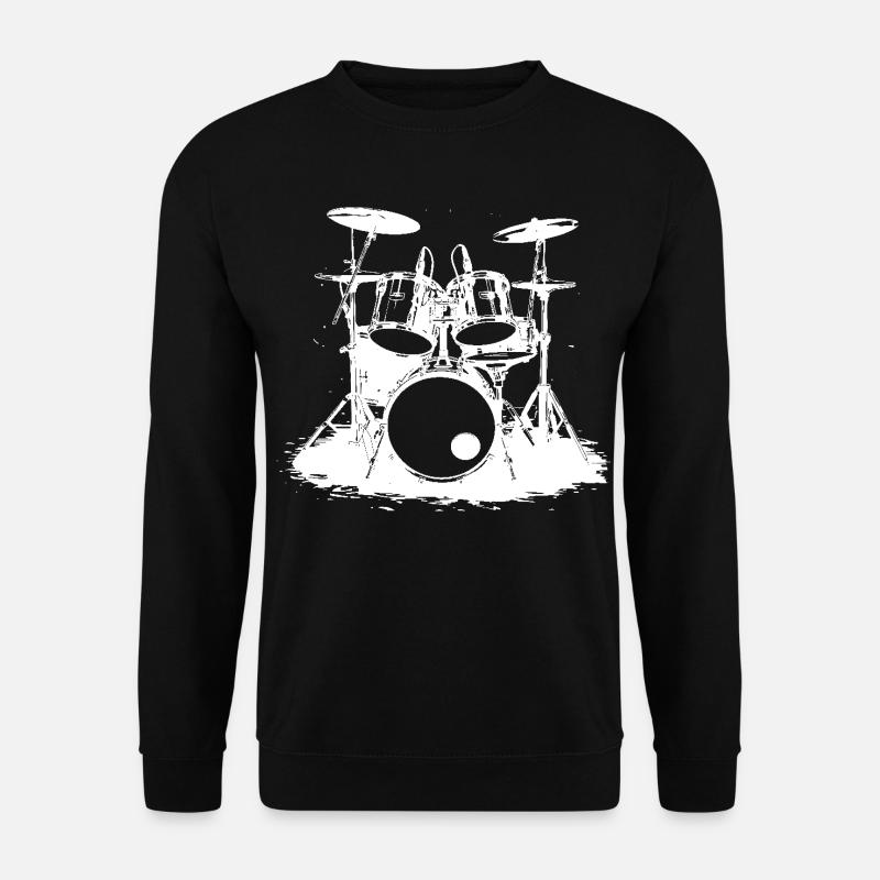 Schlagzeug - Unisex Pullover - Schwarz