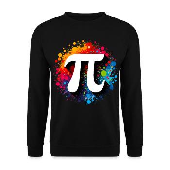 Pirate Pi Day Pirate Motif Fans de mathématiques Enseignant - Sweat-shirt Unisexe - noir - Devant - Alina (178cm) & Michal (187cm)