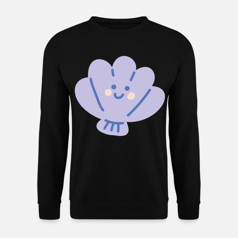 Ozeanmuschel - Unisex Pullover - Schwarz