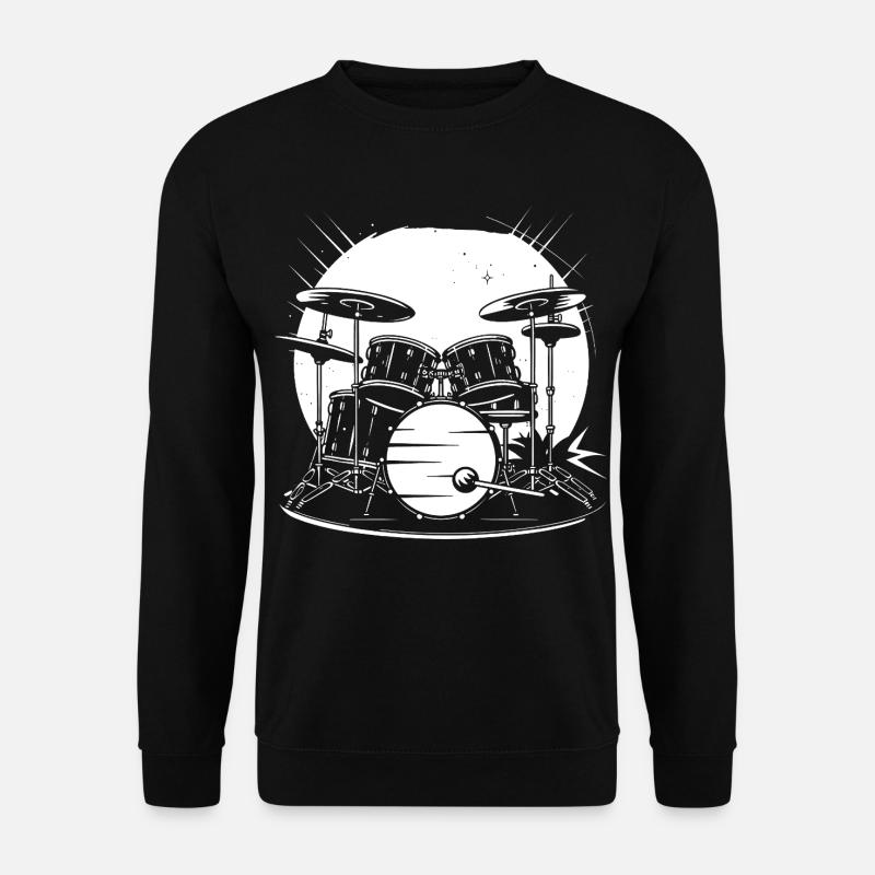 Drum Sketch - Unisex Sweatshirt - black
