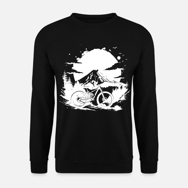 Mountain biking - Unisex Sweatshirt - black