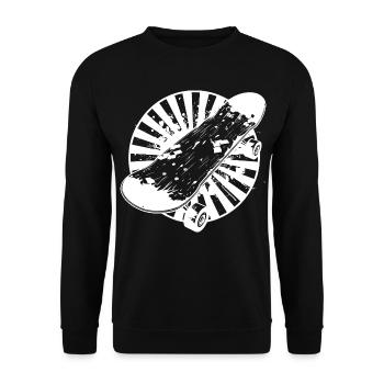 Graphiques de skateboard - Sweat-shirt Unisexe - noir - Devant - Alina (178cm) & Michal (187cm)