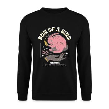 Jackalope mystique – Unique et magique - Sweat-shirt Unisexe - noir - Devant - Alina (178cm) & Michal (187cm)