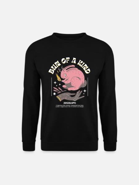 Jackalope mystique – Unique et magique - Sweat-shirt Unisexe - noir