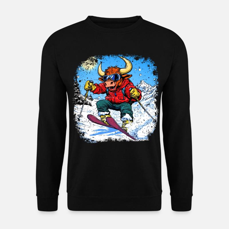 Ski Taurus - Unisex Sweatshirt - black