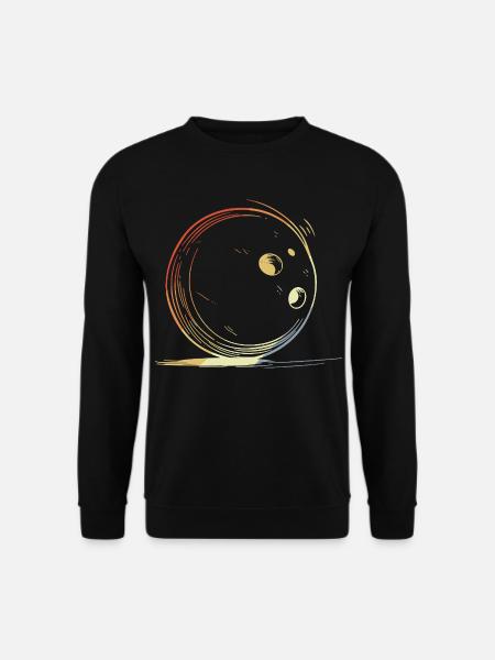 Look rétro bowling - Sweat-shirt Unisexe - noir