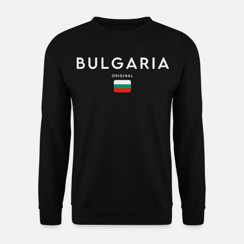 Bulgarian flag, Bulgarian pride - Unisex Sweatshirt - black