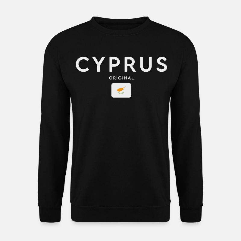 Drapeau chypriote, fierté chypriote - Sweat-shirt Unisexe - noir