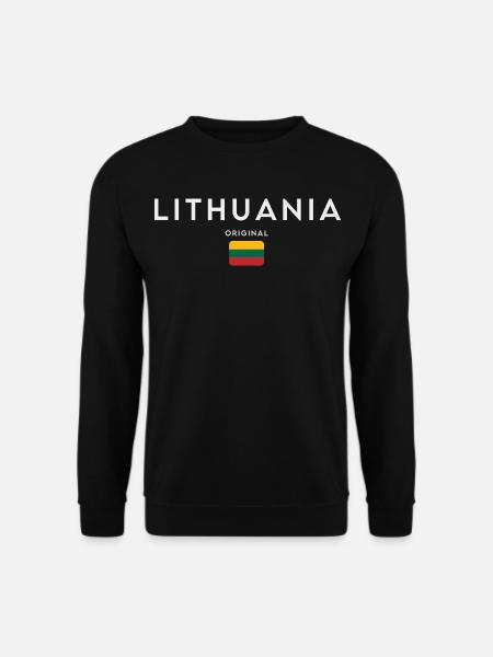 Lithuanian flag, Lithuanian pride - Unisex Sweatshirt - black