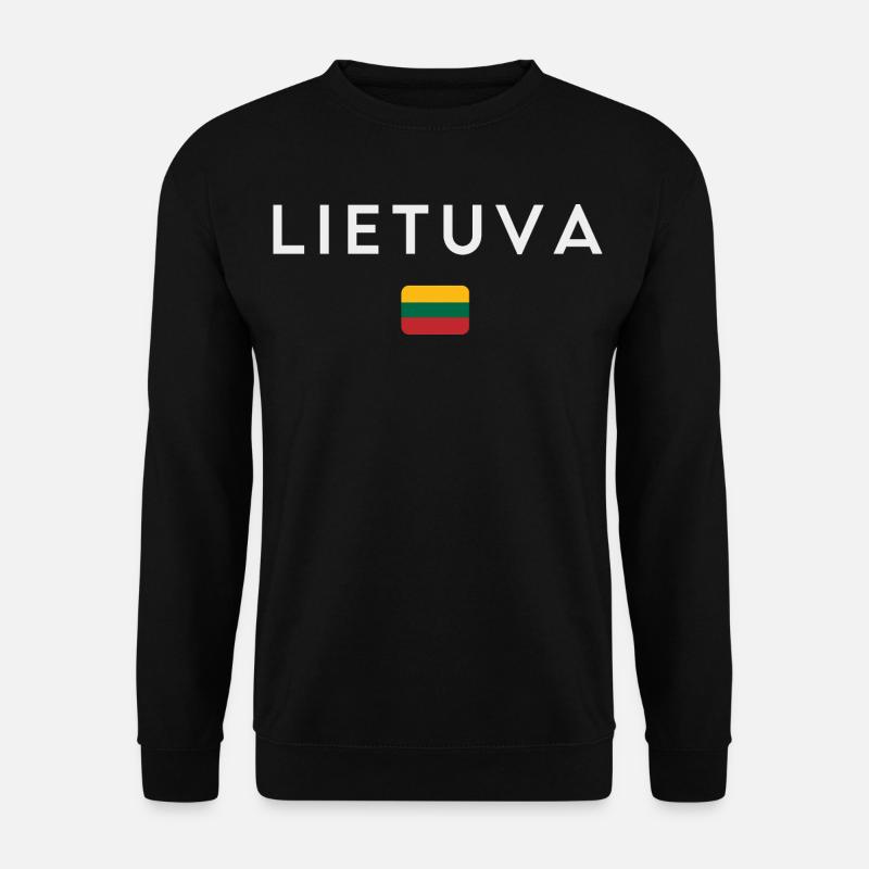 Litauische Flagge, Litauischer Stolz - Unisex Pullover - Schwarz