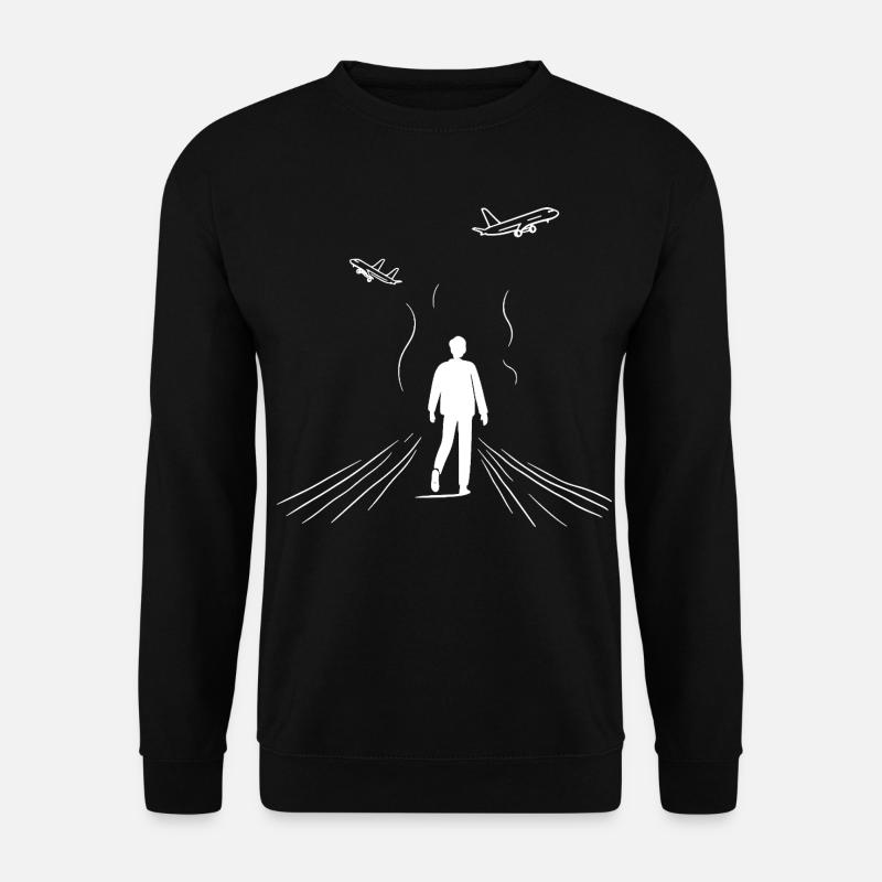 Plane Spotter - Unisex Sweatshirt - black