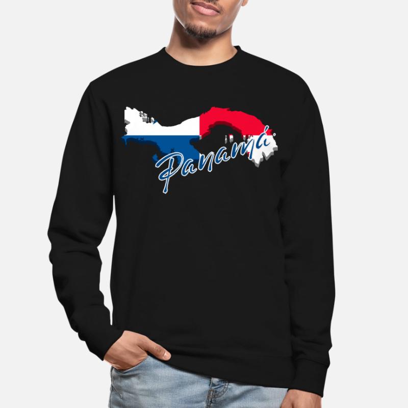 Drapeau du Panama, carte drapeau du Panama Sweat-shirt Unisexe