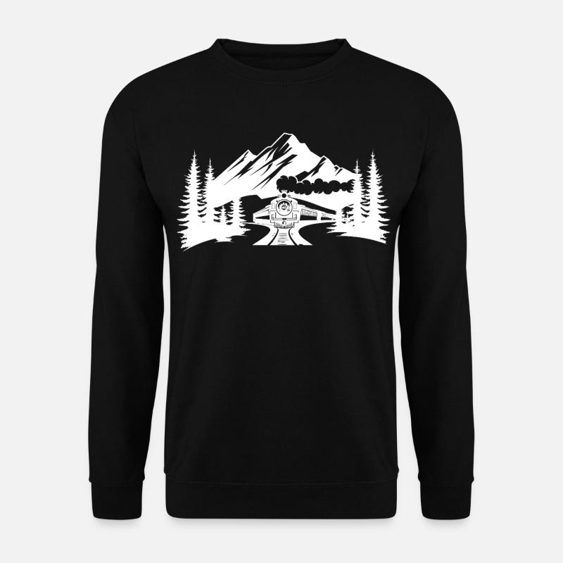 Eisenbahn - Unisex Pullover - Schwarz