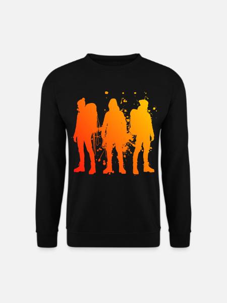 Bouldering Climbers Boulder Women Men - Unisex Sweatshirt - black