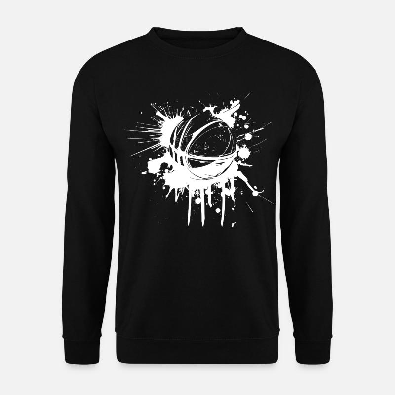 Graffiti de ballon de basket-ball - Sweat-shirt Unisexe - noir