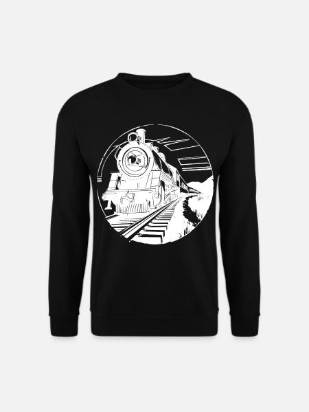 Graphique ferroviaire - Sweat-shirt Unisexe - noir