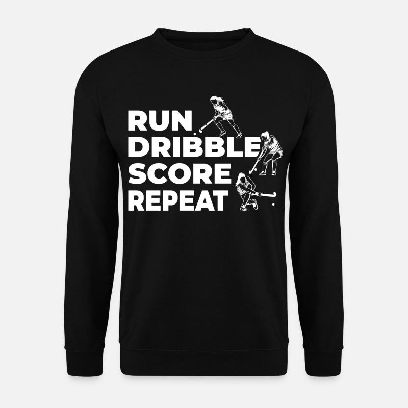 Feldhockeyspieler - Unisex Pullover - Schwarz