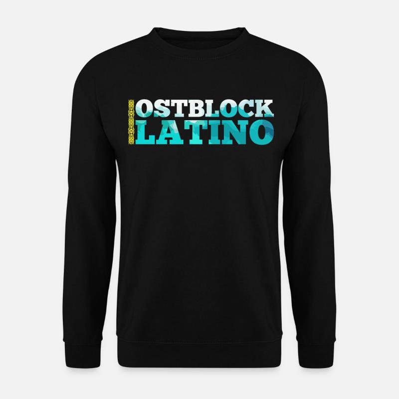 Ostblock Latino Kasache Kasachstan Geschenk - Unisex Pullover - Schwarz
