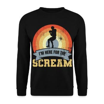 American Football Joke - Unisex Sweatshirt - black - Front - Alina (178cm) & Michal (187cm)