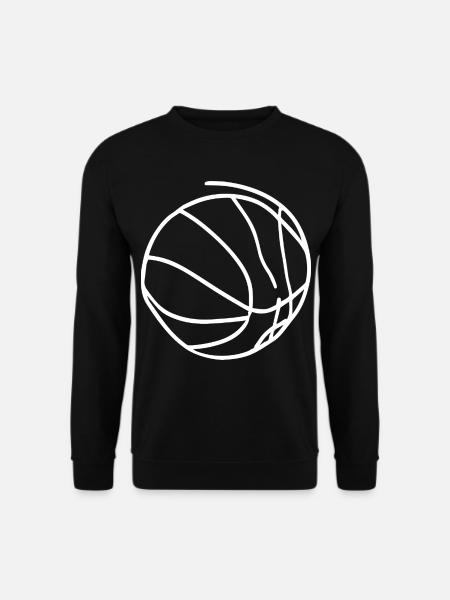 Basketball Sketch - Unisex Sweatshirt - black