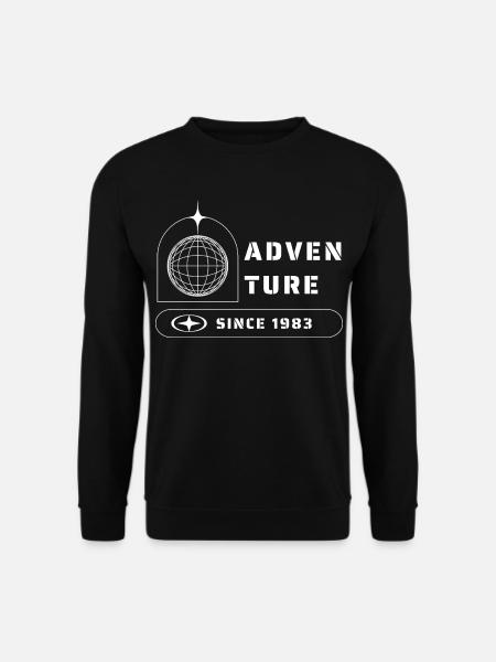 Aventure Explorer Voyage 1983 - Sweat-shirt Unisexe - noir