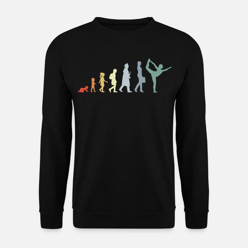 Entwicklung zur Yogalehrerin - Unisex Pullover - Schwarz