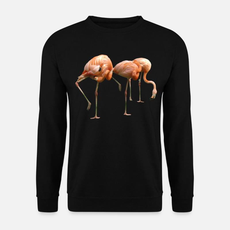 Flamingo - Unisex Pullover - Schwarz
