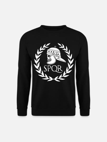 Empire romain et crâne blanc - Sweat-shirt Unisexe - noir