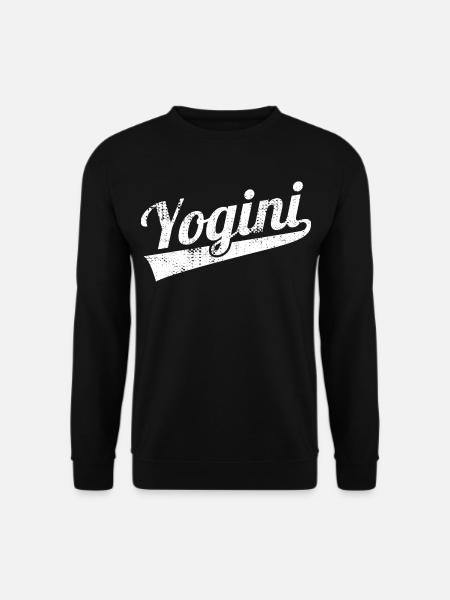 Yogini rétro - Sweat-shirt Unisexe - noir