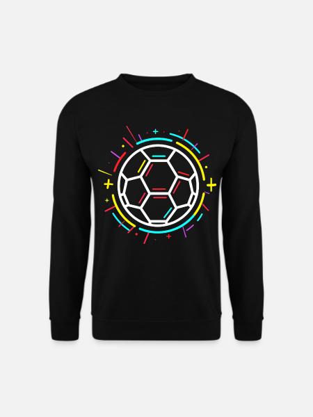 Soccer Ball Drawing - Unisex Sweatshirt - black