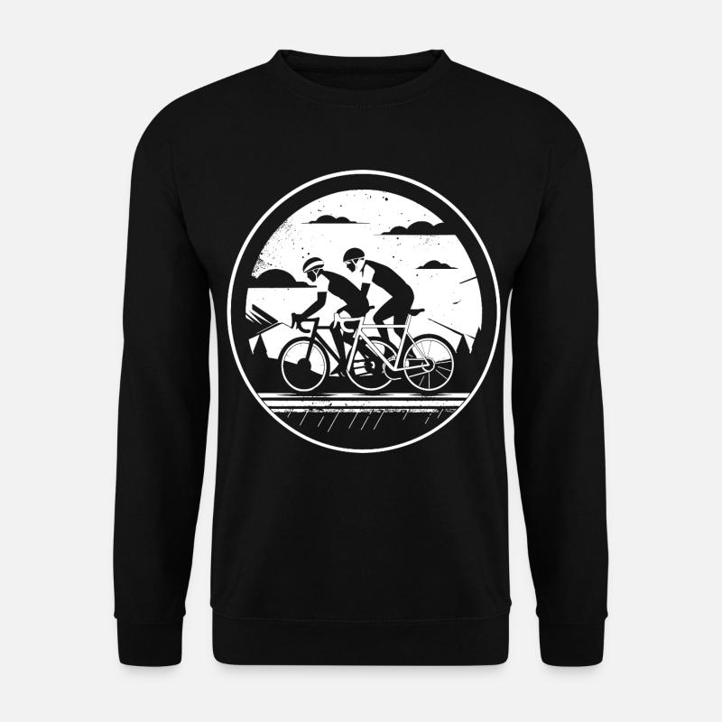 Illustration de cyclisme - Sweat-shirt Unisexe - noir