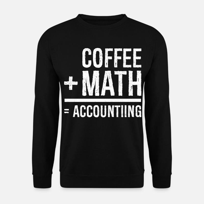 coffee math accounting - Unisex Pullover - Schwarz