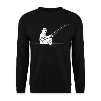 Pêcheur - Sweat-shirt Unisexe - noir - Devant - Alina (178cm) & Michal (187cm)